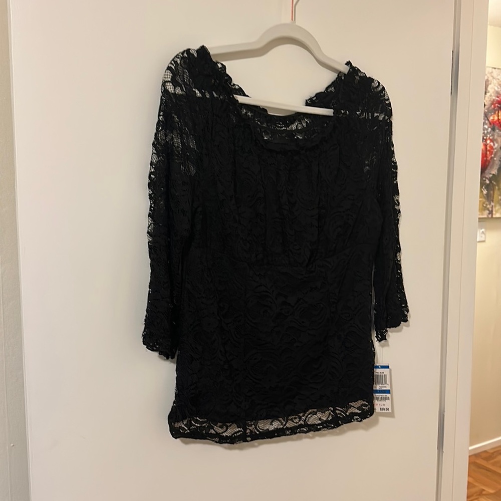 Women’s Top Macys INC International Concepts New Back Lace size X-Large